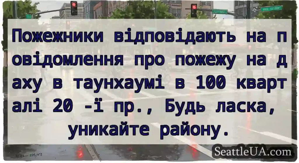Пожежники відповідають на повідомлення про пожежу
