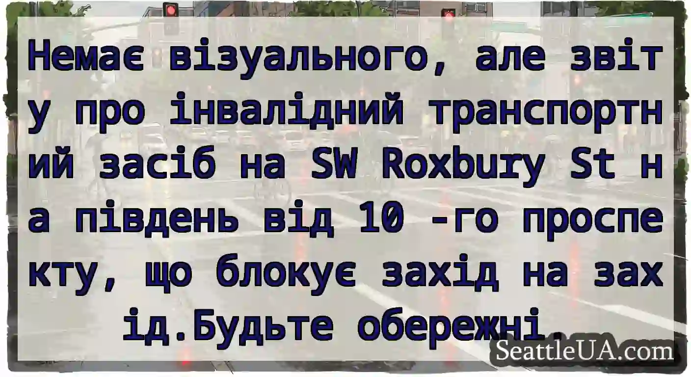 Немає візуального, але звіту про інвалідний