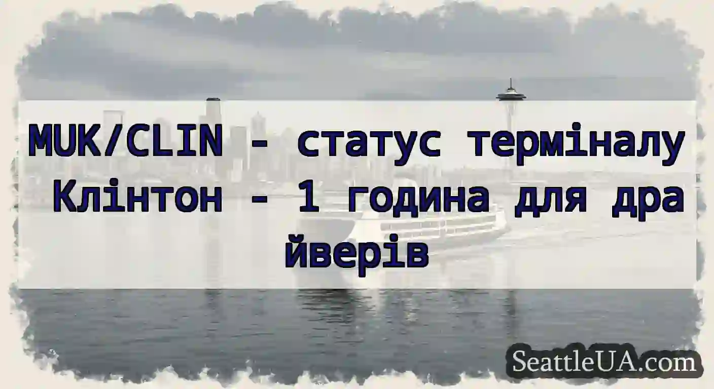 MUK/CLIN - статус терміналу Клінтон - 1 година