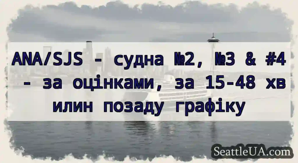 ANA/SJS - судна №2, №3 & #4 - за оцінками, за