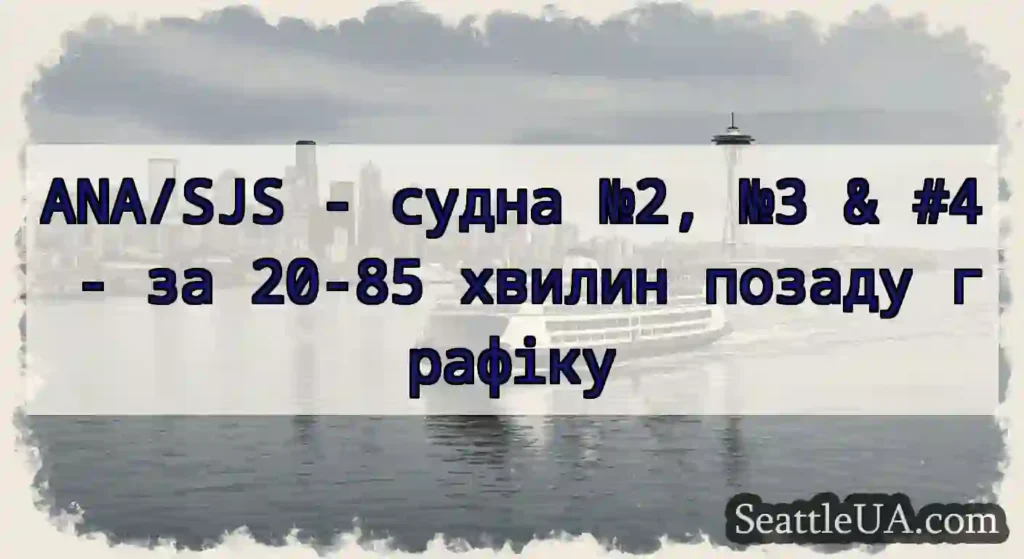 ANA/SJS - судна №2, №3 & #4 - за 20-85 хвилин