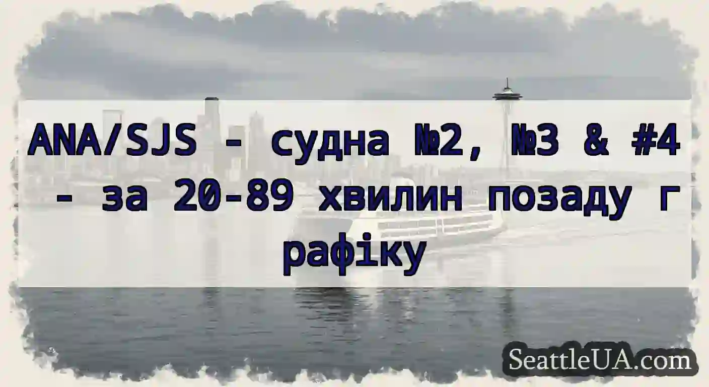 ANA/SJS - судна №2, №3 & #4 - за 20-89 хвилин