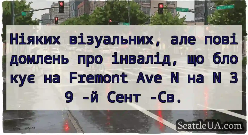 Ніяких візуальних, але повідомлень про інвалід,