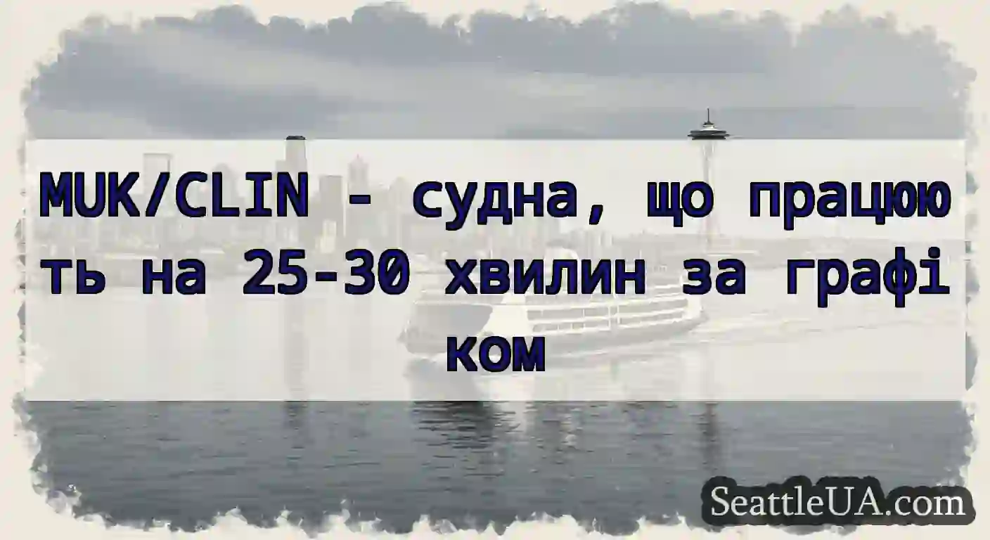MUK/CLIN - судна, що працюють на 25-30 хвилин за