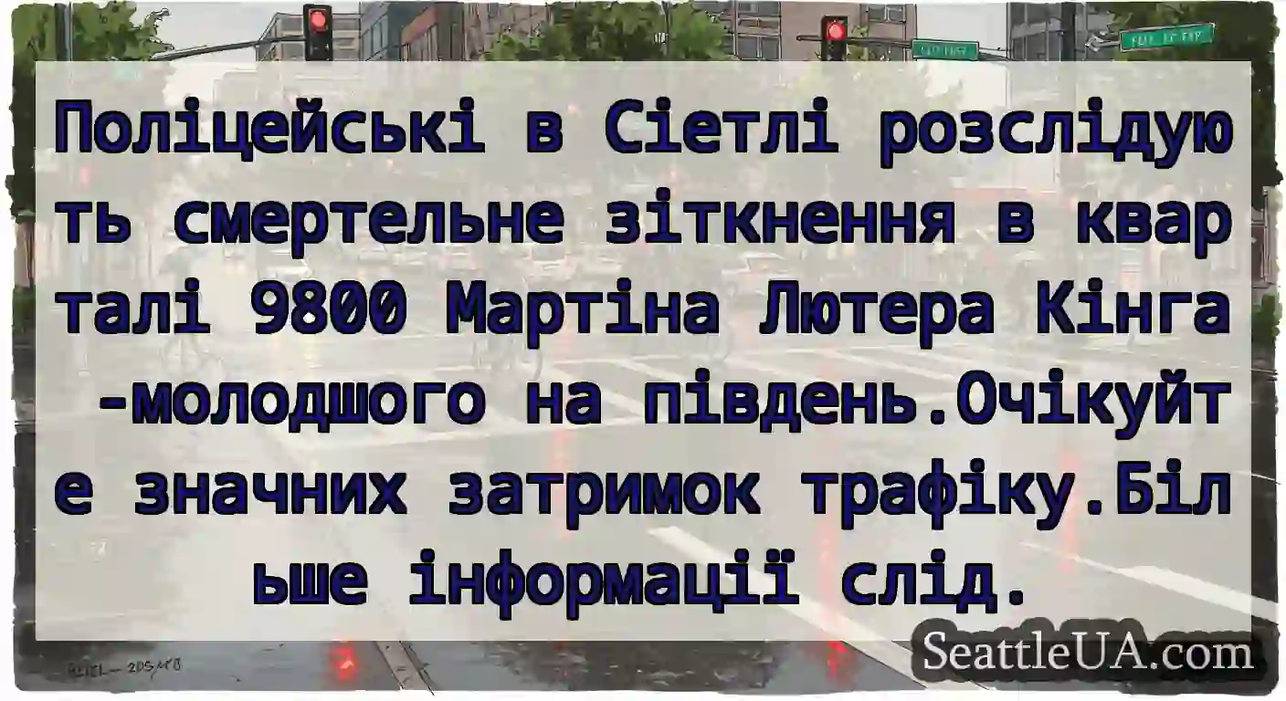 Поліцейські в Сіетлі розслідують смертельне