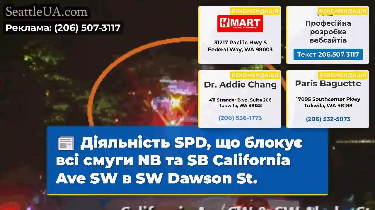 Діяльність SPD, що блокує всі смуги NB та SB