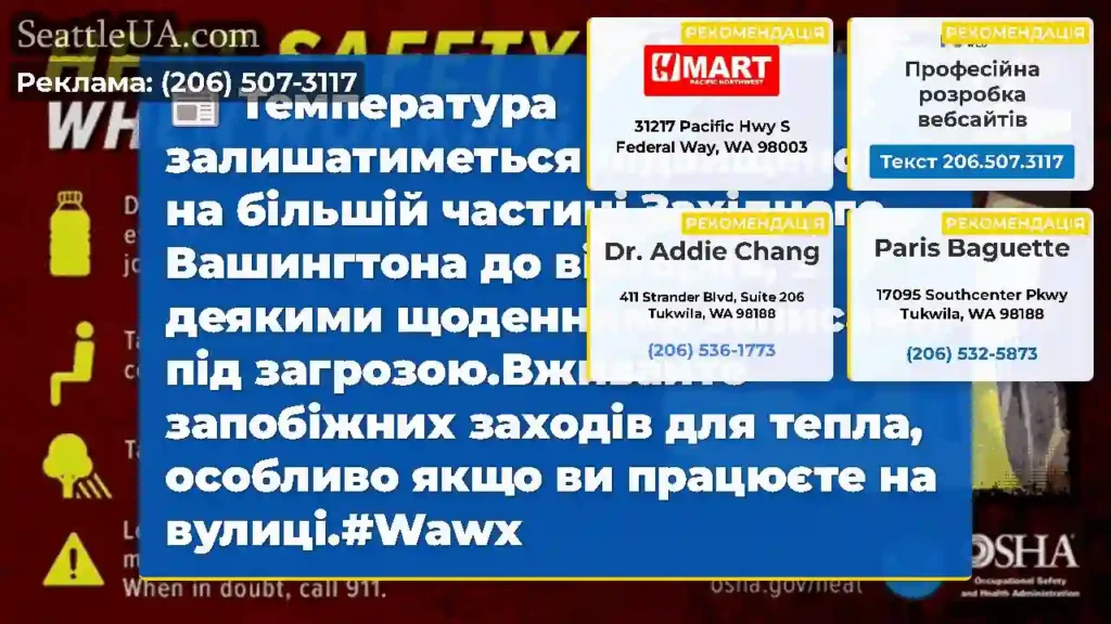 Температура залишатиметься підвищеною на більшій