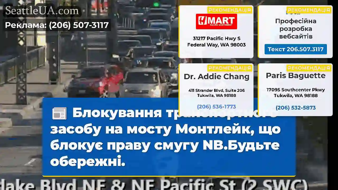 Блокування транспортного засобу на мосту