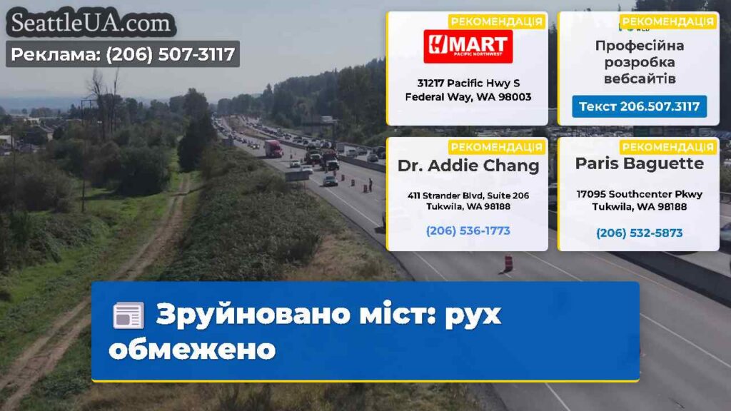 Зруйновано міст: рух обмежено