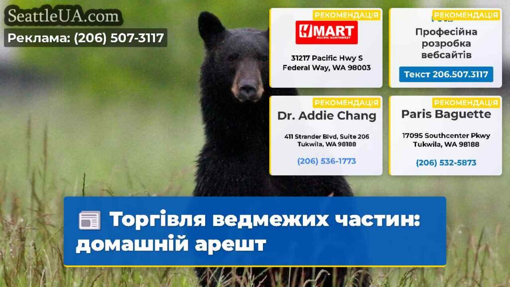 Торгівля ведмежих частин: домашній арешт