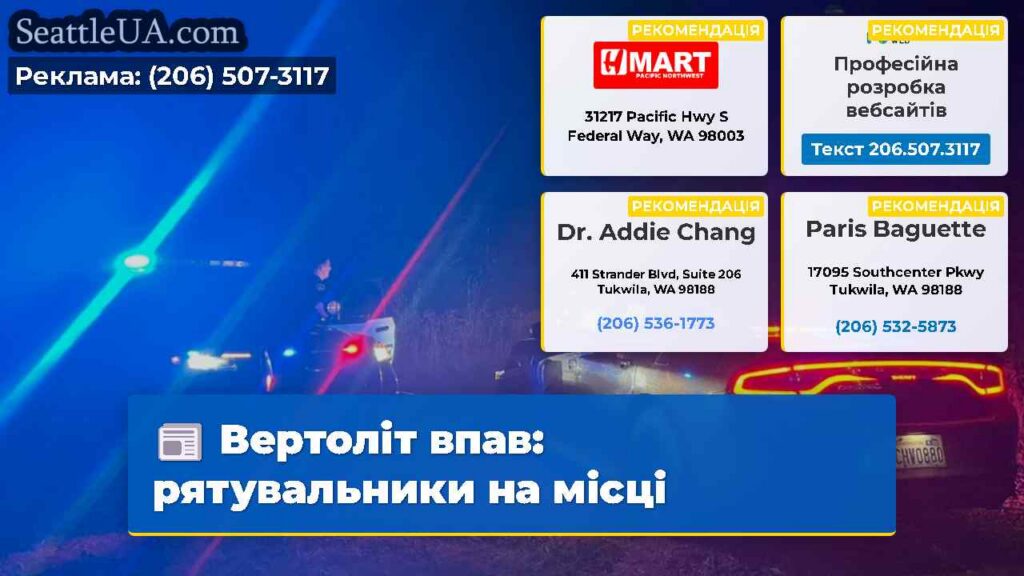 Вертоліт впав: рятувальники на місці