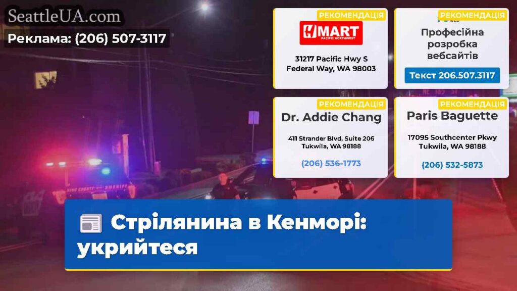 Стрілянина в Кенморі: укрийтеся