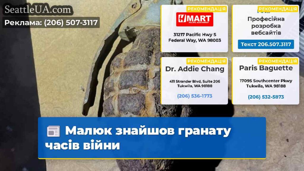 Малюк знайшов гранату часів війни