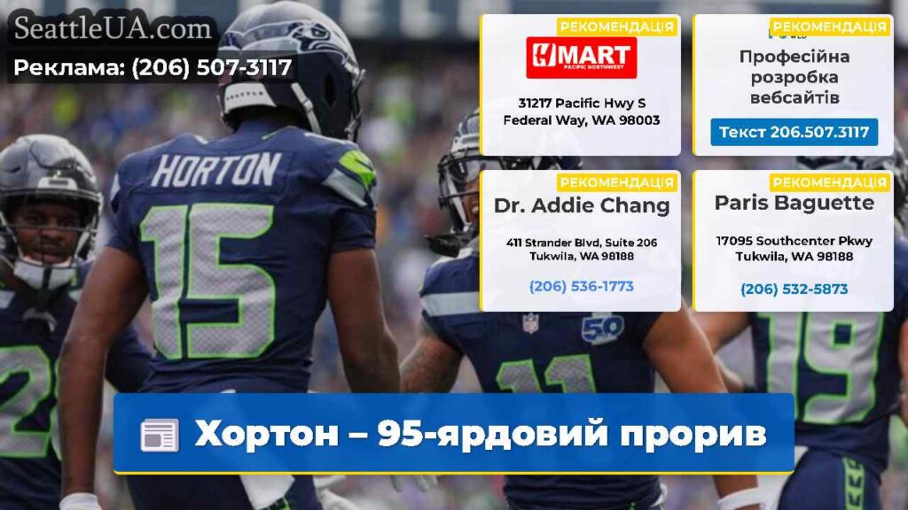Хортон – 95-ярдовий прорив