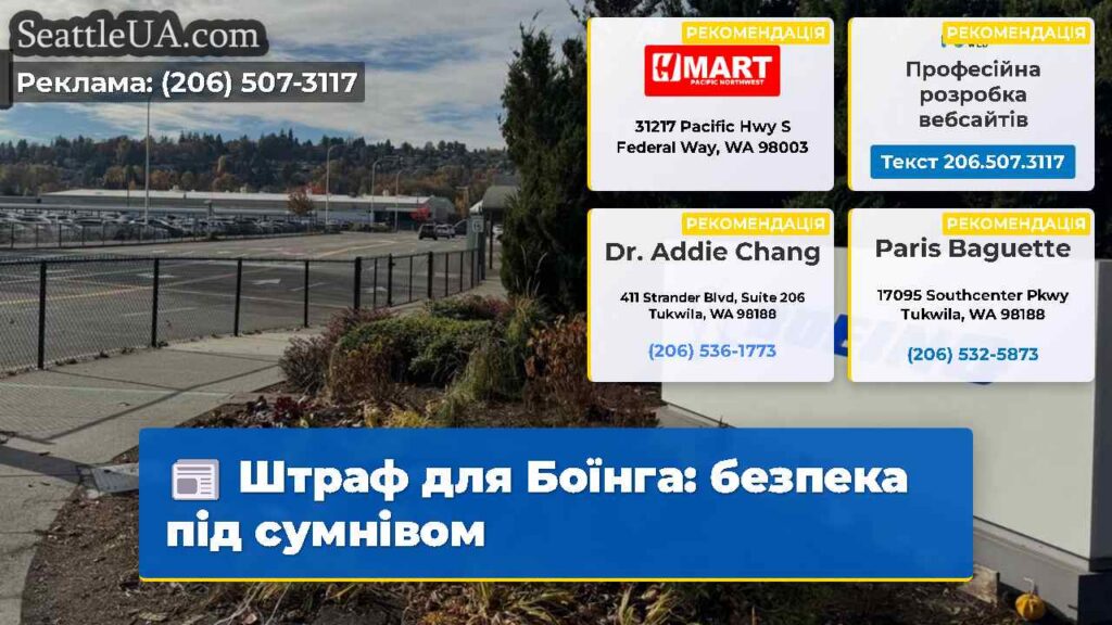 Штраф для Боїнга: безпека під сумнівом
