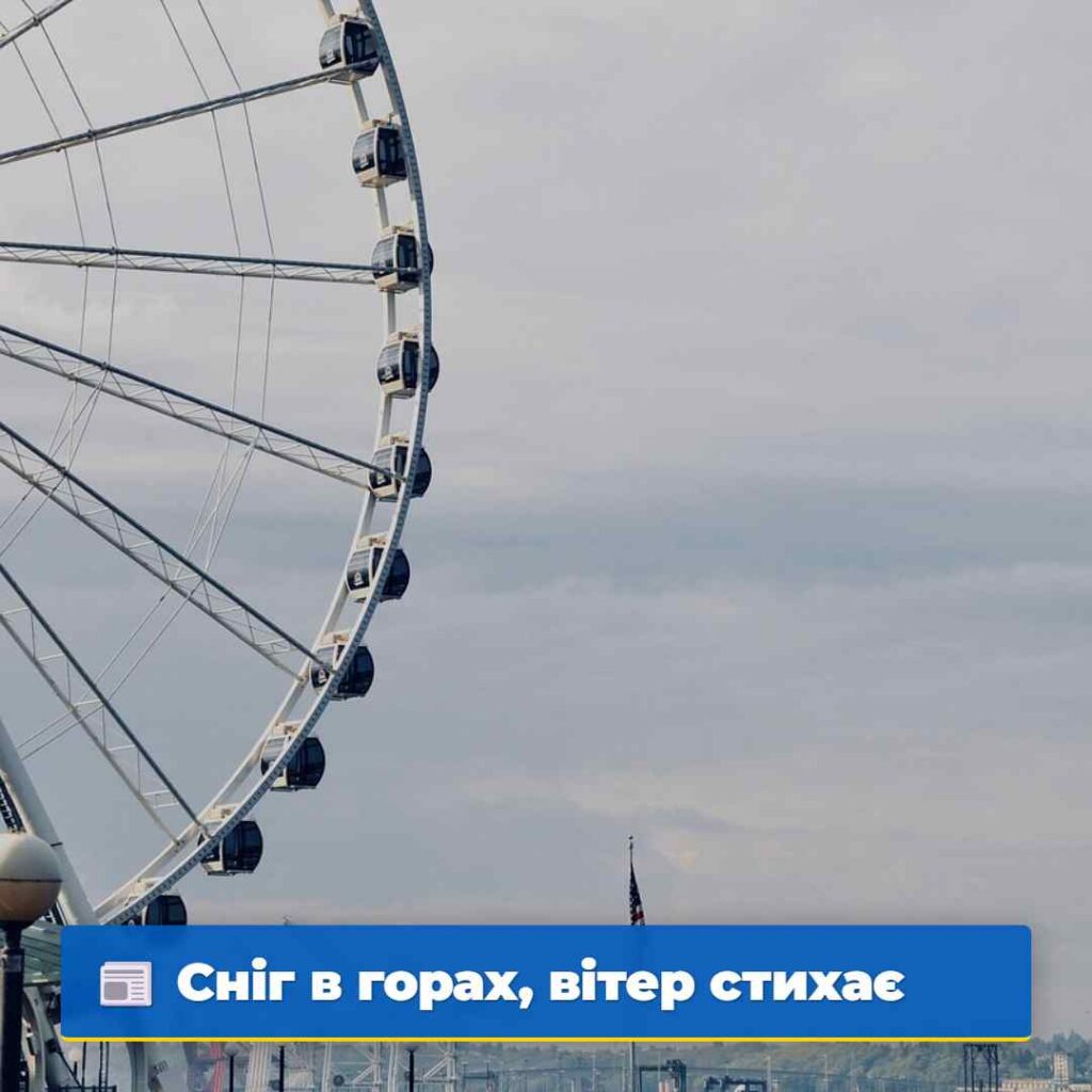 Сніг в горах, вітер стихає