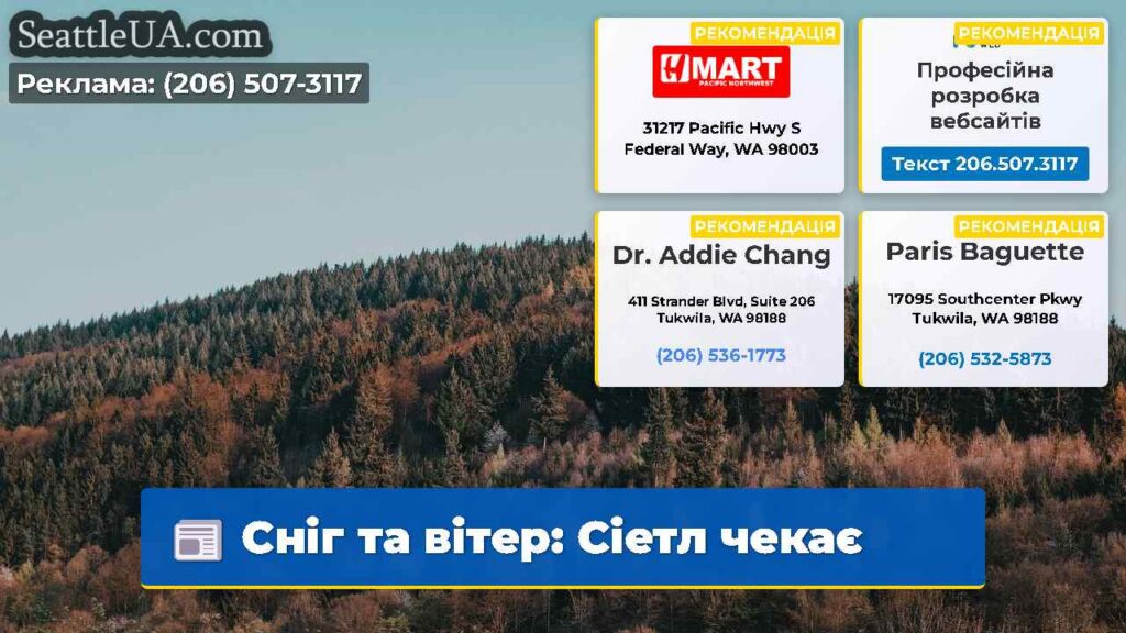 Сніг та вітер: Сіетл чекає