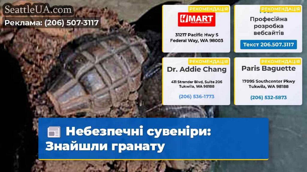 Небезпечні сувеніри: Знайшли гранату