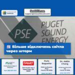 Більше відключень світла через шторм