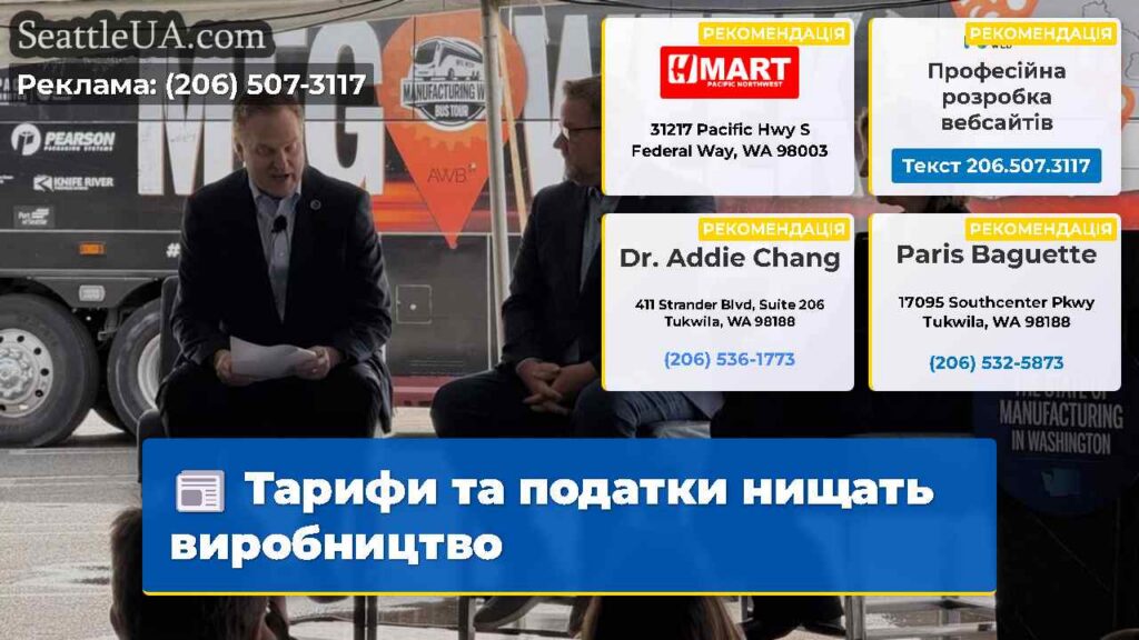 Тарифи та податки нищать виробництво