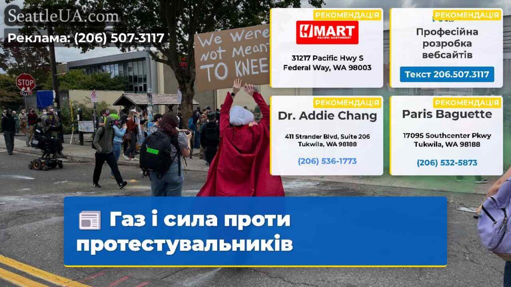 Газ і сила проти протестувальників