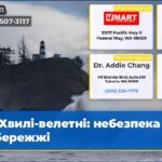 Хвилі-велетні небезпека на узбережжі