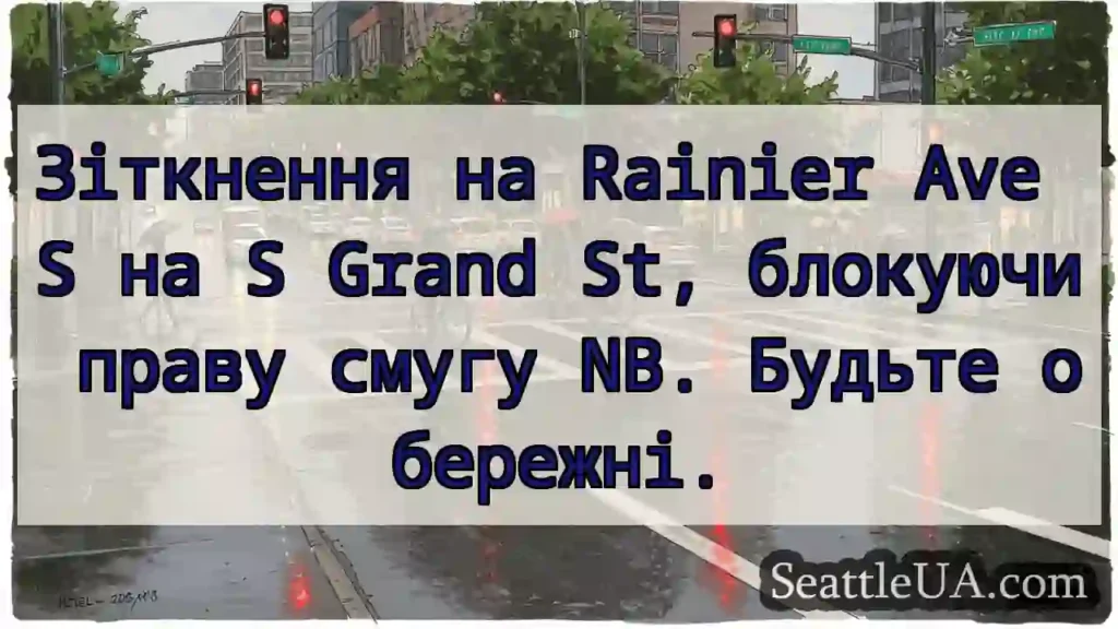 Зіткнення на Rainier Ave S на S Grand St,