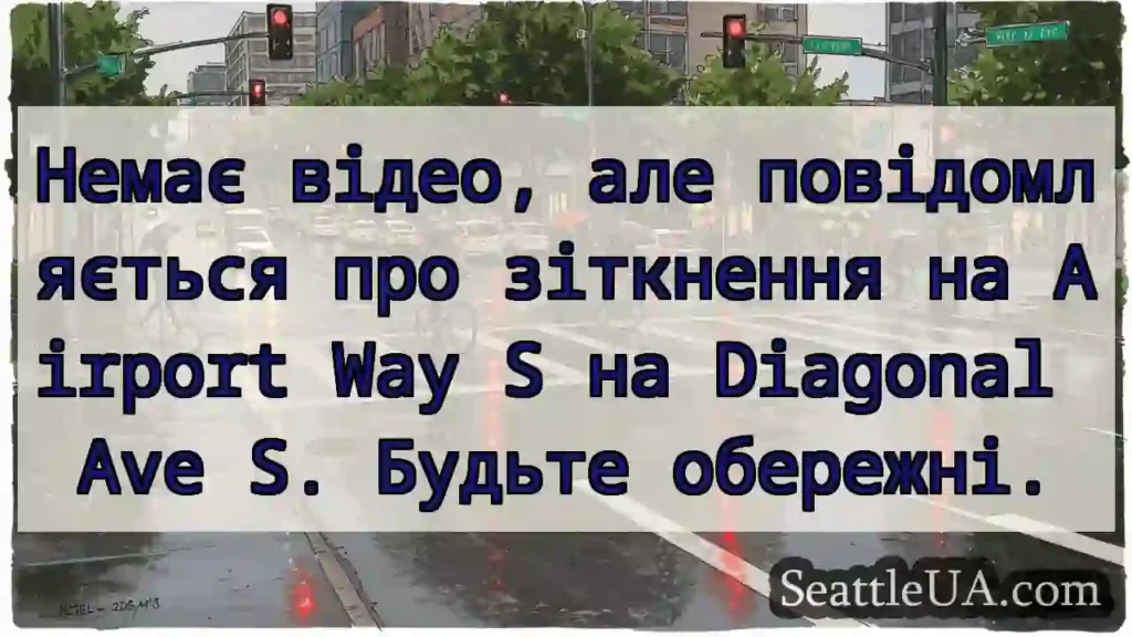 Немає відео, але повідомляється про зіткнення на