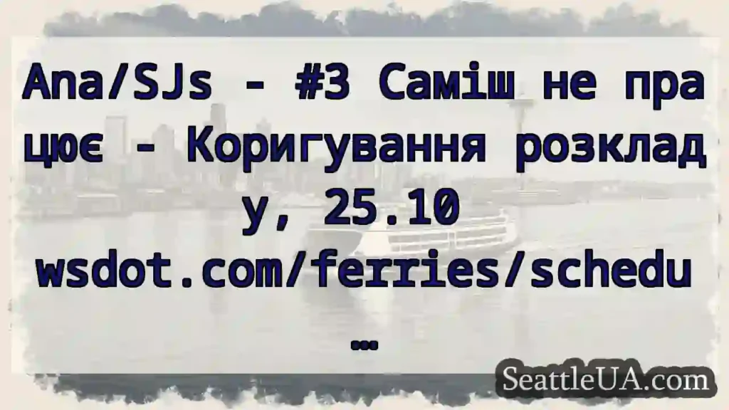Ana/SJs - #3 Саміш не працює - Коригування