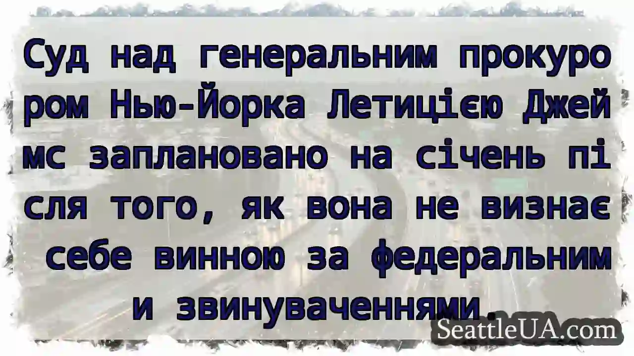 Суд над генеральним прокурором Нью-Йорка Летицією