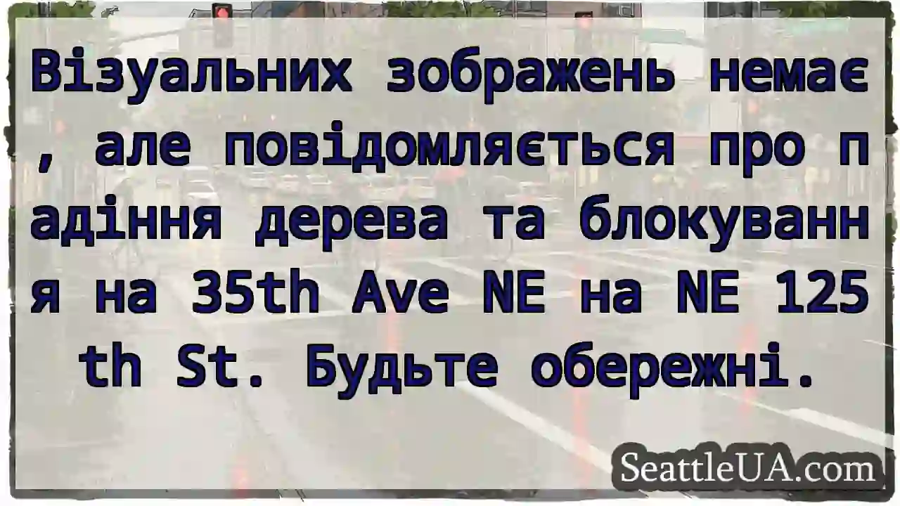 Візуальних зображень немає, але повідомляється