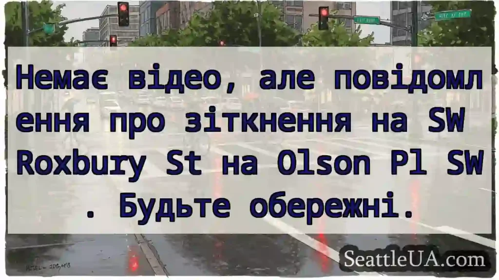 Немає відео, але повідомлення про зіткнення на SW
