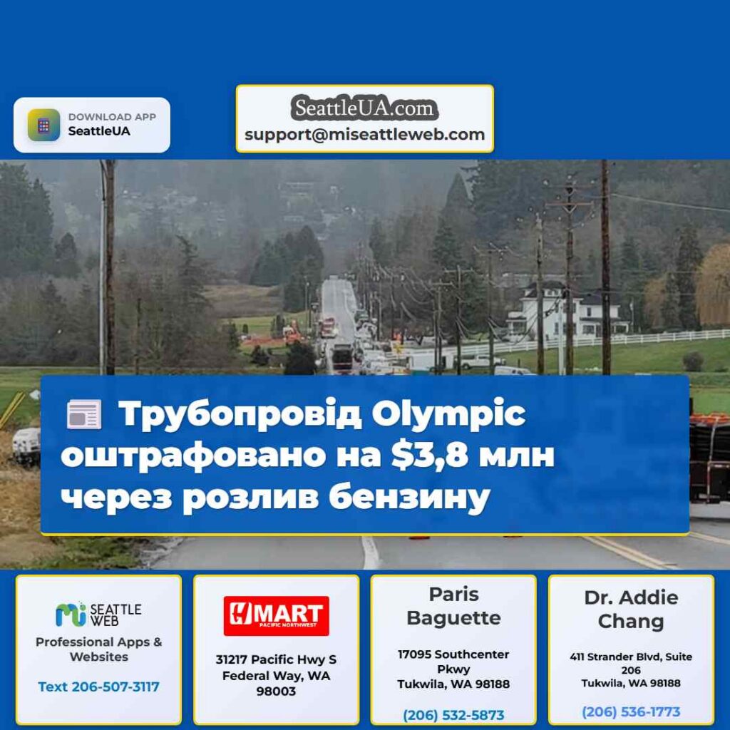 Трубопровід Olympic оштрафовано на $3,8 млн через