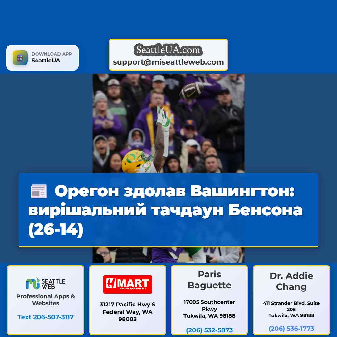 Орегон здолав Вашингтон: вирішальний тачдаун