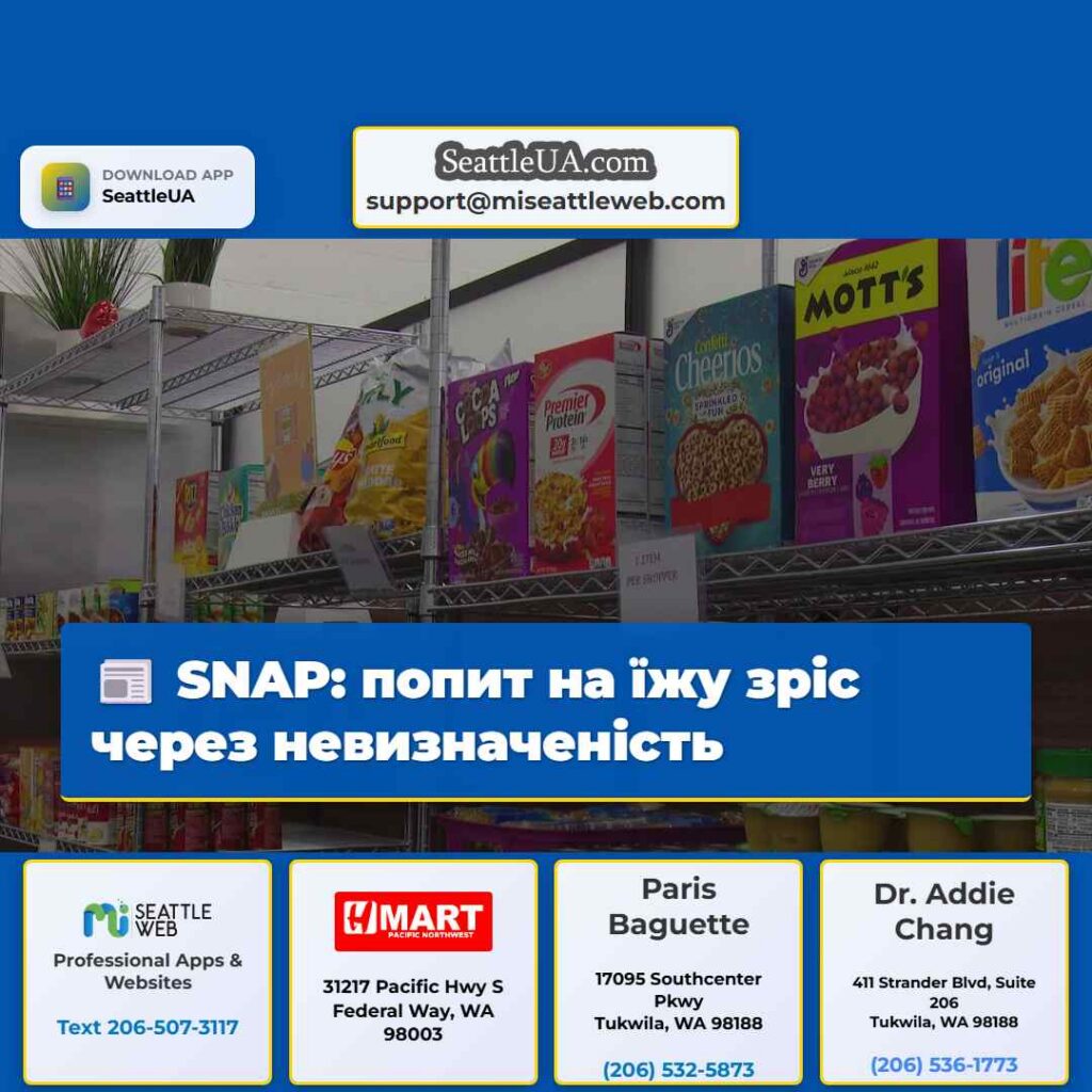 SNAP: попит на їжу зріс через невизначеність