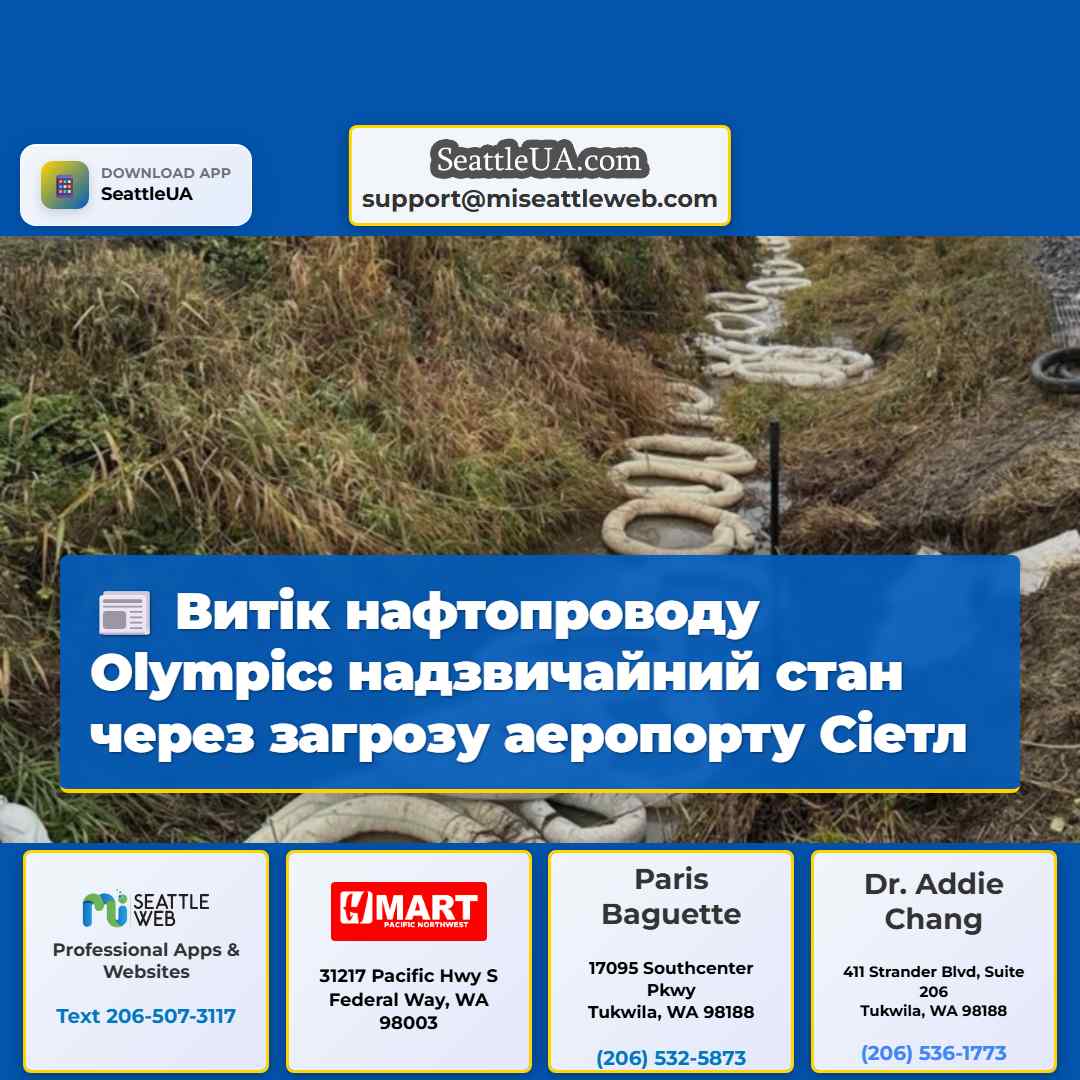 Витік нафтопроводу Olympic: надзвичайний стан