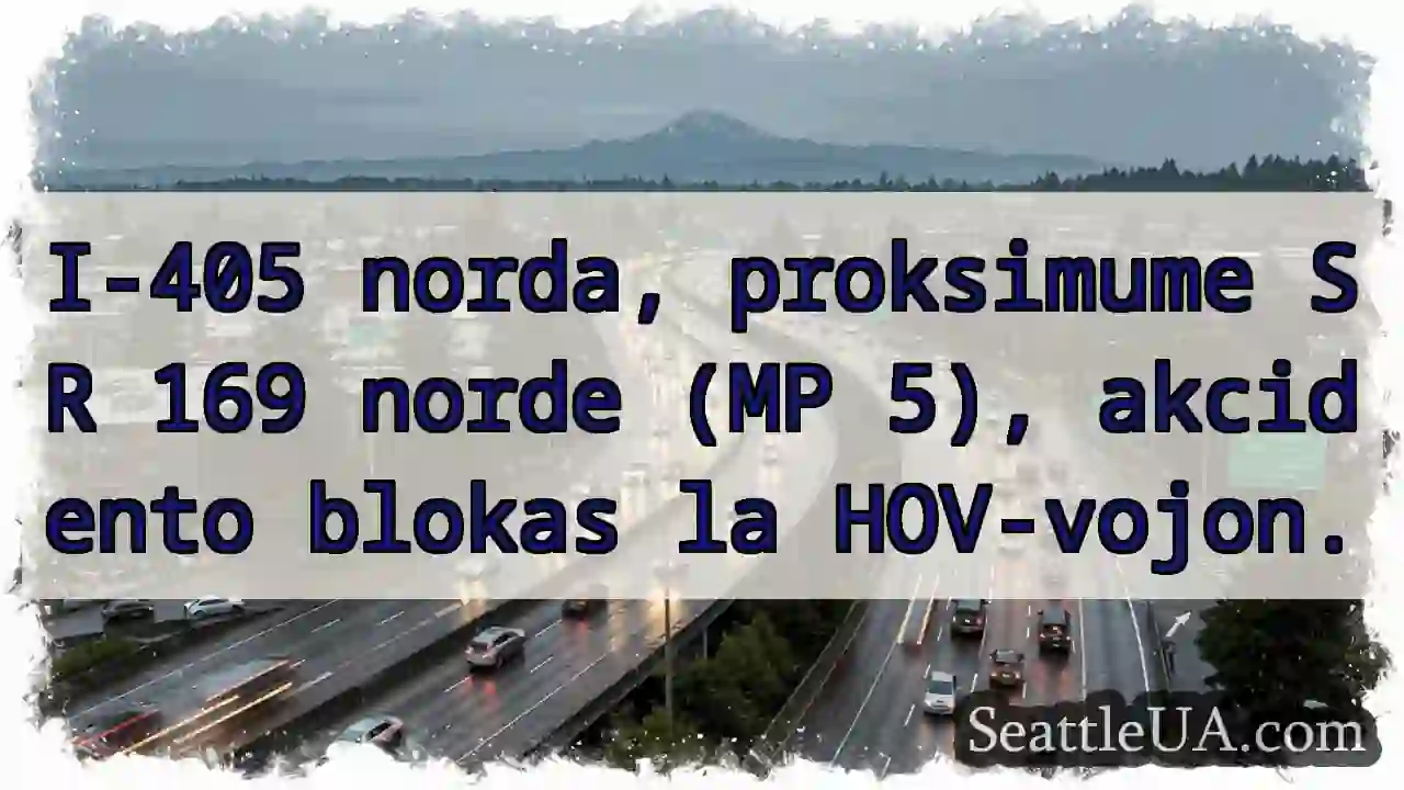 405 norda: blokita HOV!