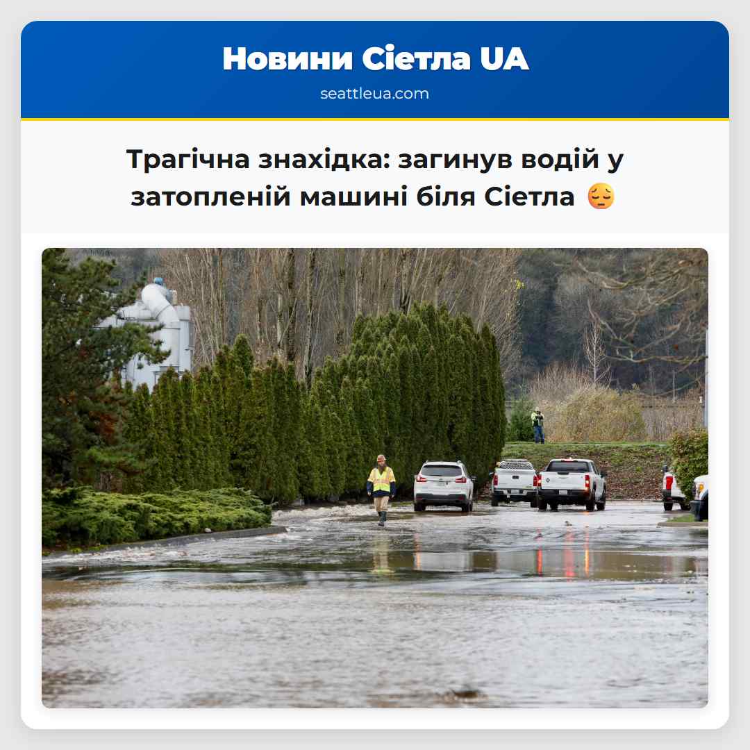 Трагічна смерть водія в затопленій машині поблизу Сіетла ігнорування попереджень коштувало життя