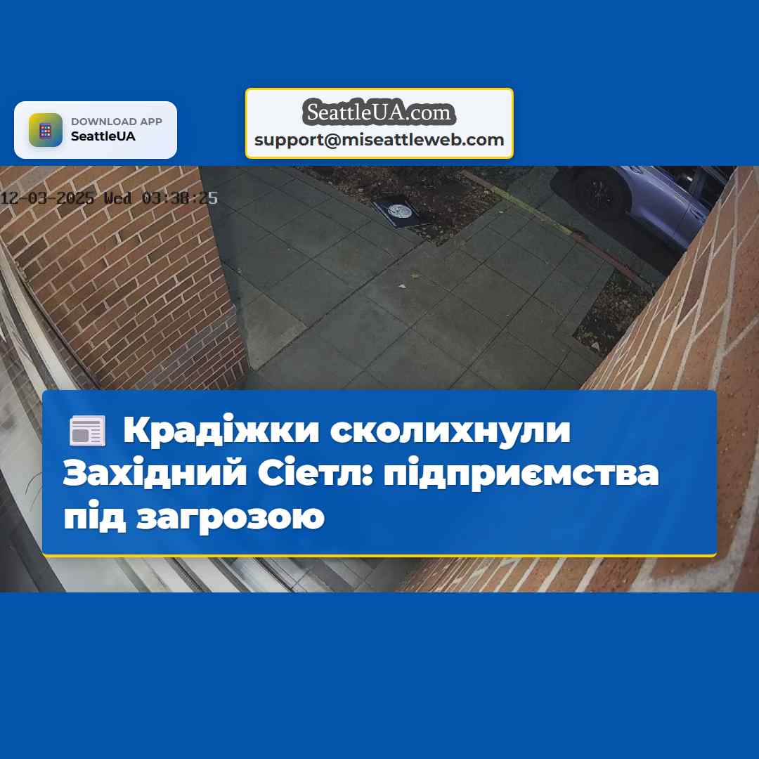 Крадіжки сколихнули Західний Сіетл: підприємства