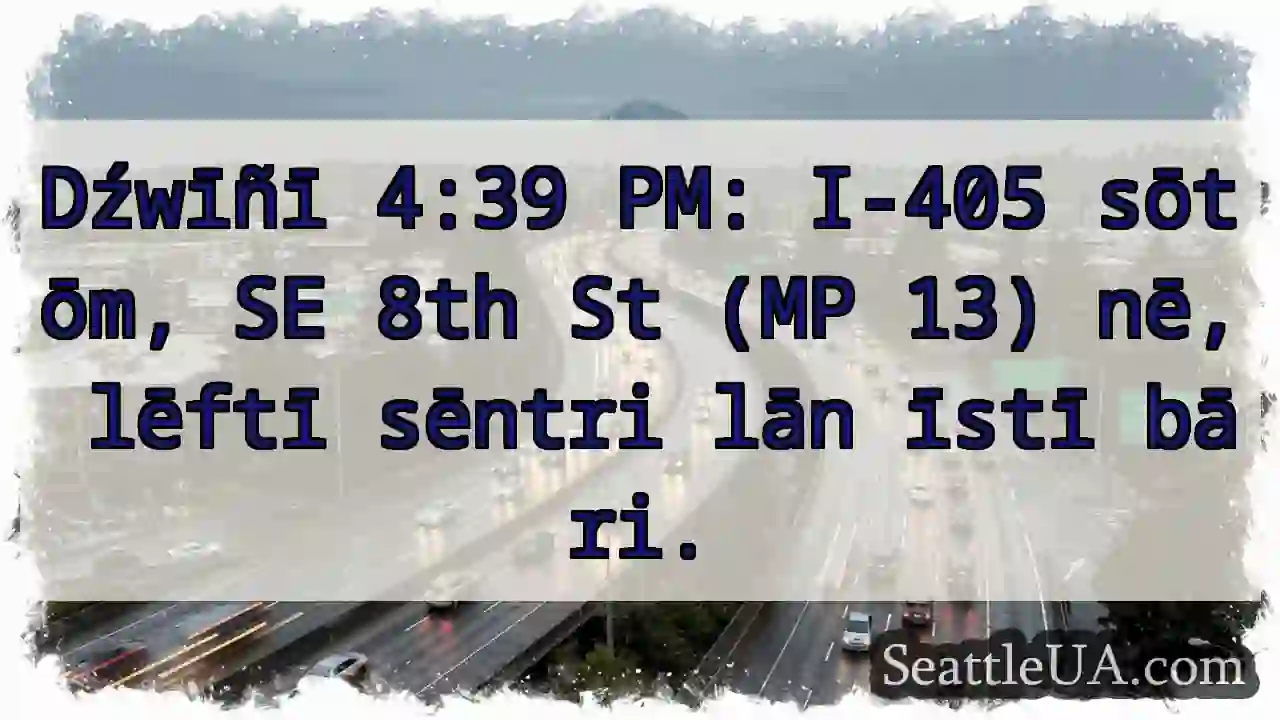 I-405 sōtōm. SE 8th St. Bāri.