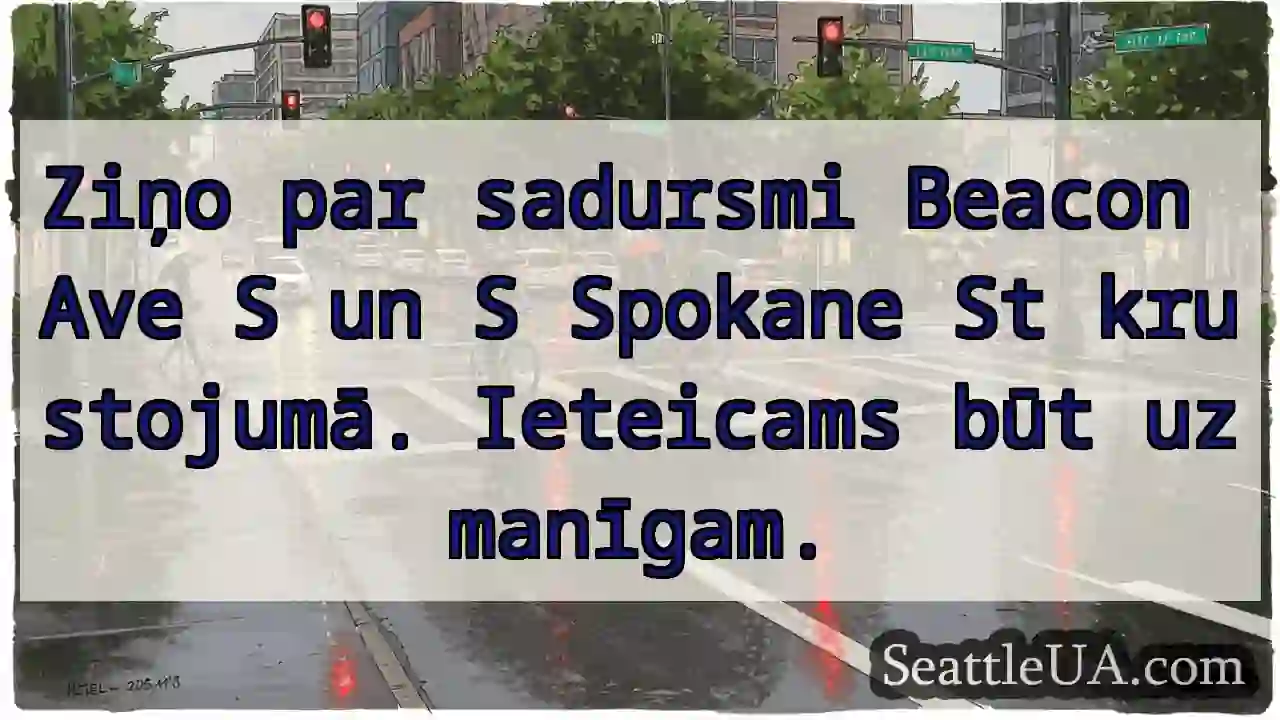 Sadursme! Beacon Ave S &amp; S Spokane St.