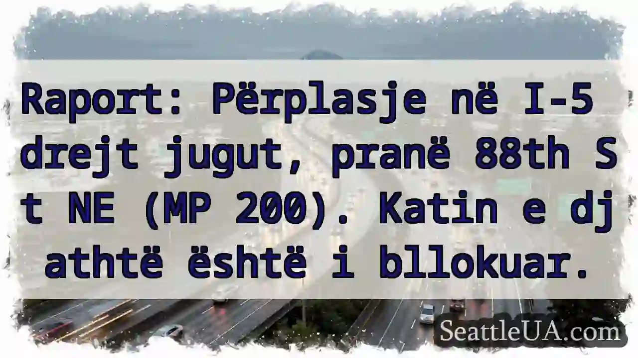 I-5 Jug: Bllokim djathtas!