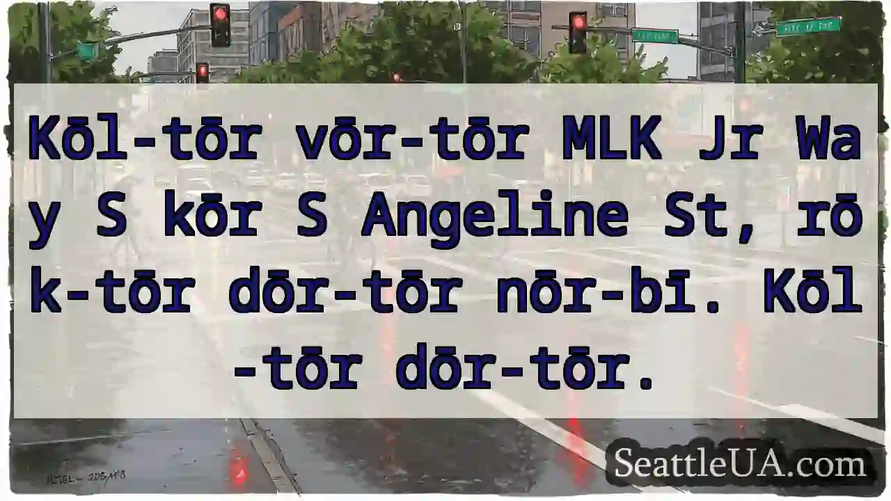 Kōl-tōr S Angeline. MLK Jr Way.