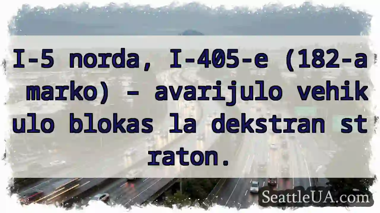 Avarijulo! Dekstra strato blokita.
