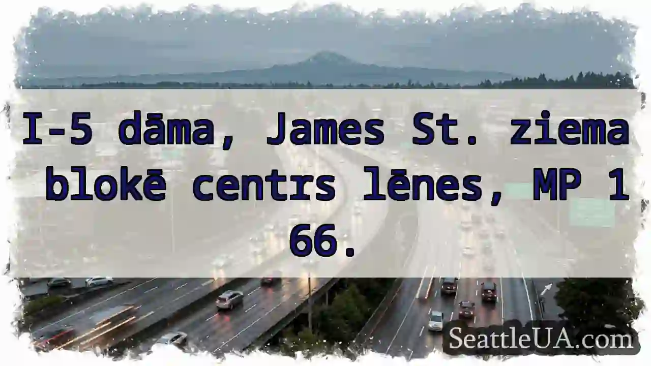 I-5 bloka! James St. ziema.