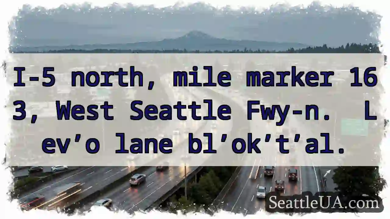 I-5 163m. Lev’o bl’ok’t’al!