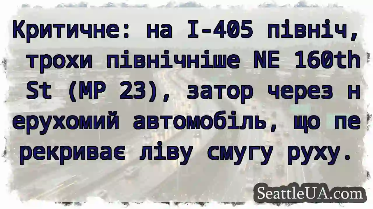 Затор I-405! Авто зліва.