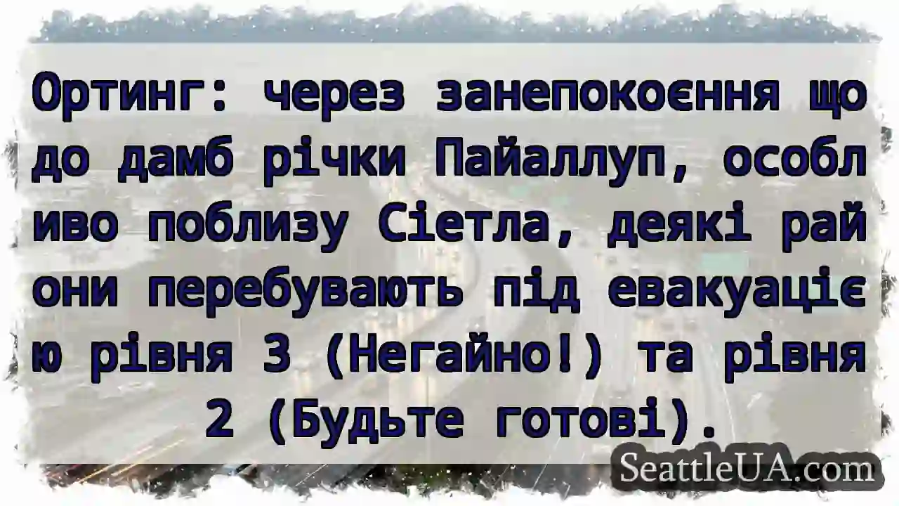 Пайаллуп: Евакуація! Рівні 2 & 3!