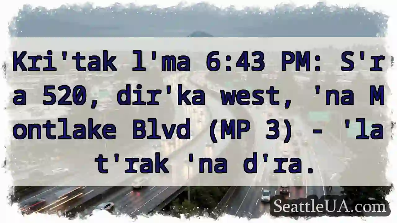 S&#039;ra 520 West - Montlake MP 3