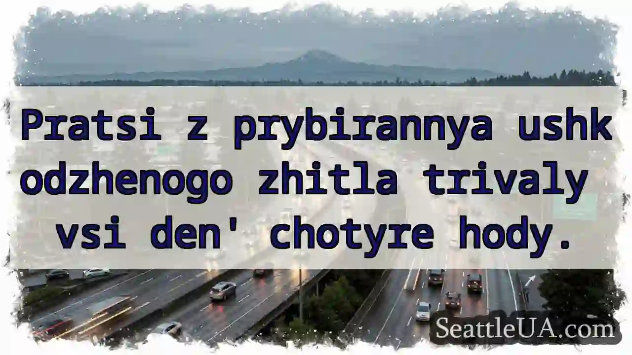 Zhyvlia prybirannya – dni chotyre!